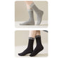 4-Pair Women's Ribbed Crew Socks with Gingham Foldover Cuff Soft Stretch Cotton Feel Everyday Gift Set