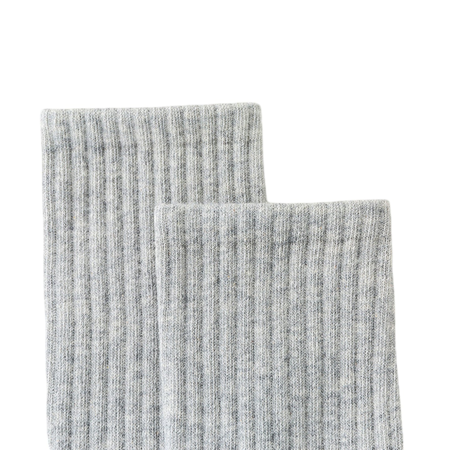 3 Pairs Cotton Crew Socks Soft Ribbed Knit Breathable Everyday Comfort