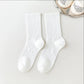 3 Pairs Cotton Crew Socks Soft Ribbed Knit Breathable Everyday Comfort