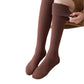 Plush Over The Knee High Elasticity Solid Color Thermal Socks