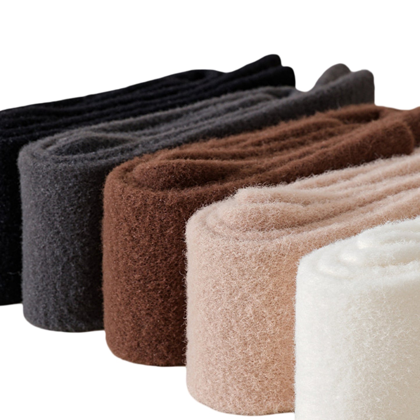 Plush Over The Knee High Elasticity Solid Color Thermal Socks