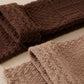 Womens Vintage Knit Lace Long Crew Socks Soft Stretch Warm Fit