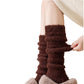 Womens Plush Coral Fleece Knee High Socks Soft Stretch Warm Winter Comfort