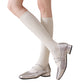 1-Pack Womens Vintage Knit Knee High Socks Soft Stretch Cable Texture