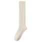 1-Pack Womens Vintage Knit Knee High Socks Soft Stretch Cable Texture