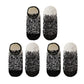 3-Pack Mens Winter No Show Socks with Non Slip Grips Soft Thermal Cozy Fit