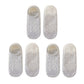 3-Pack Mens Winter No Show Socks with Non Slip Grips Soft Thermal Cozy Fit