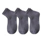 3-Pack Mens Cotton Ankle Socks Breathable Cushioned Comfort Fit