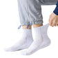 3-Pack Mens Cotton Ankle Socks Breathable Cushioned Comfort Fit