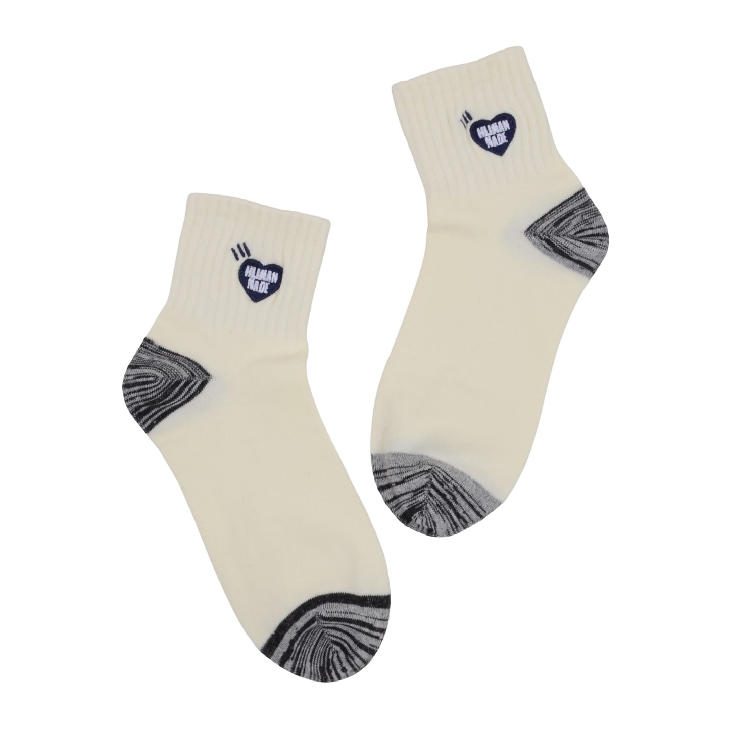 2-Pack Cotton Valentine Heart Embroidered Socks Casual Colorful Socks