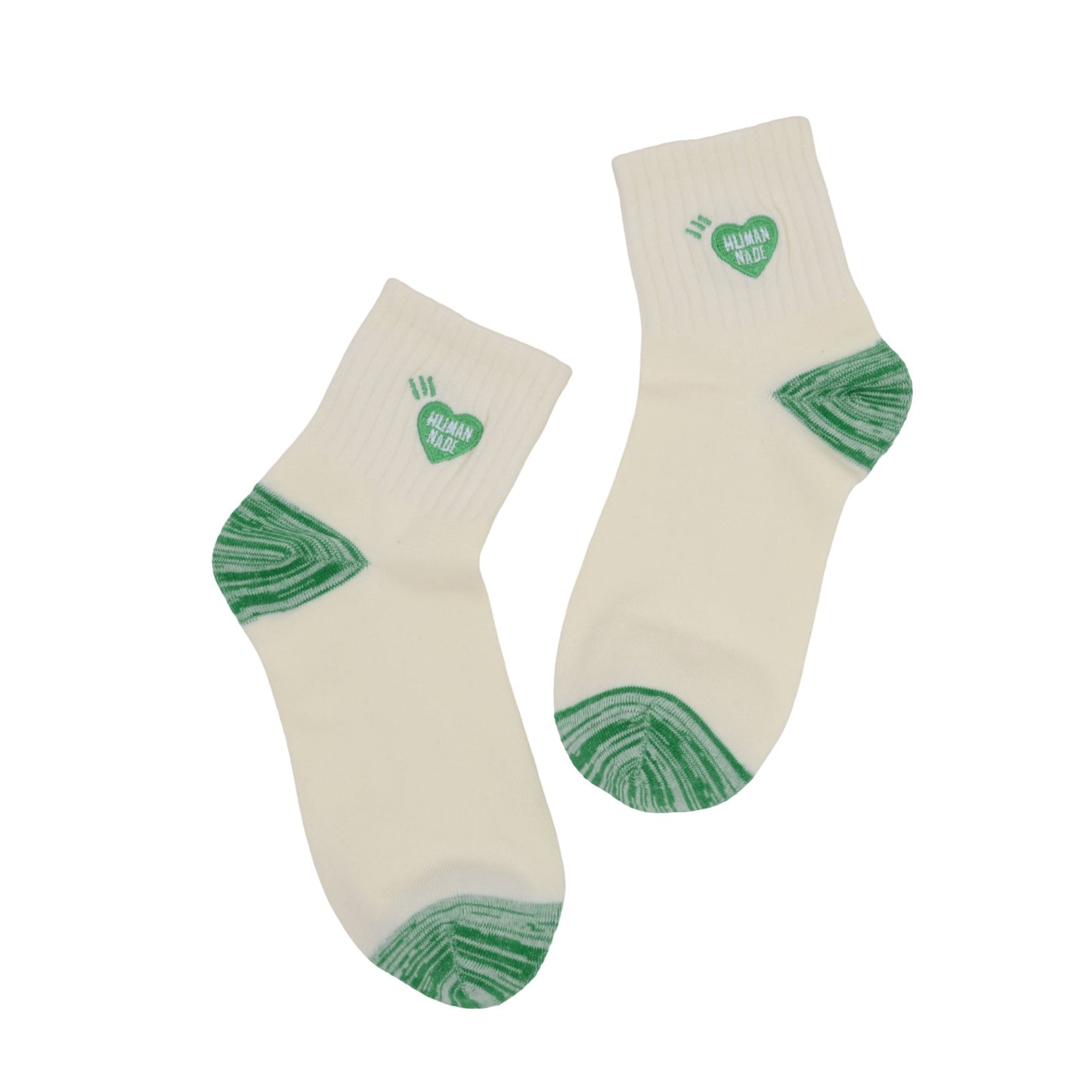 2-Pack Cotton Valentine Heart Embroidered Socks Casual Colorful Socks