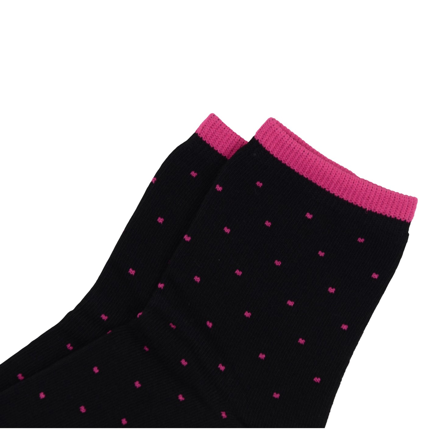 5-Pack Cotton Polka Dot Crew Socks for Women Soft Breathable Comfortable