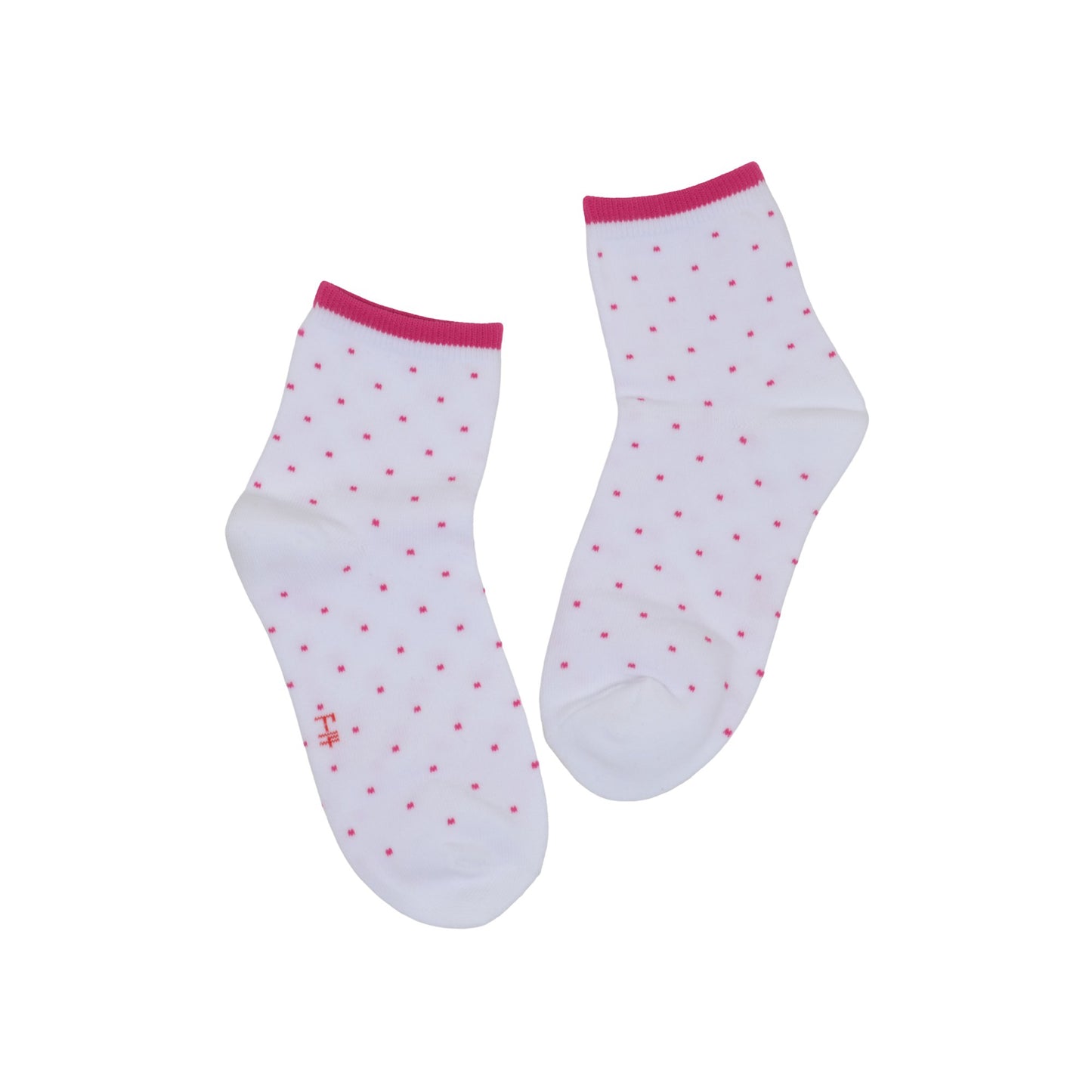 5-Pack Cotton Polka Dot Crew Socks for Women Soft Breathable Comfortable