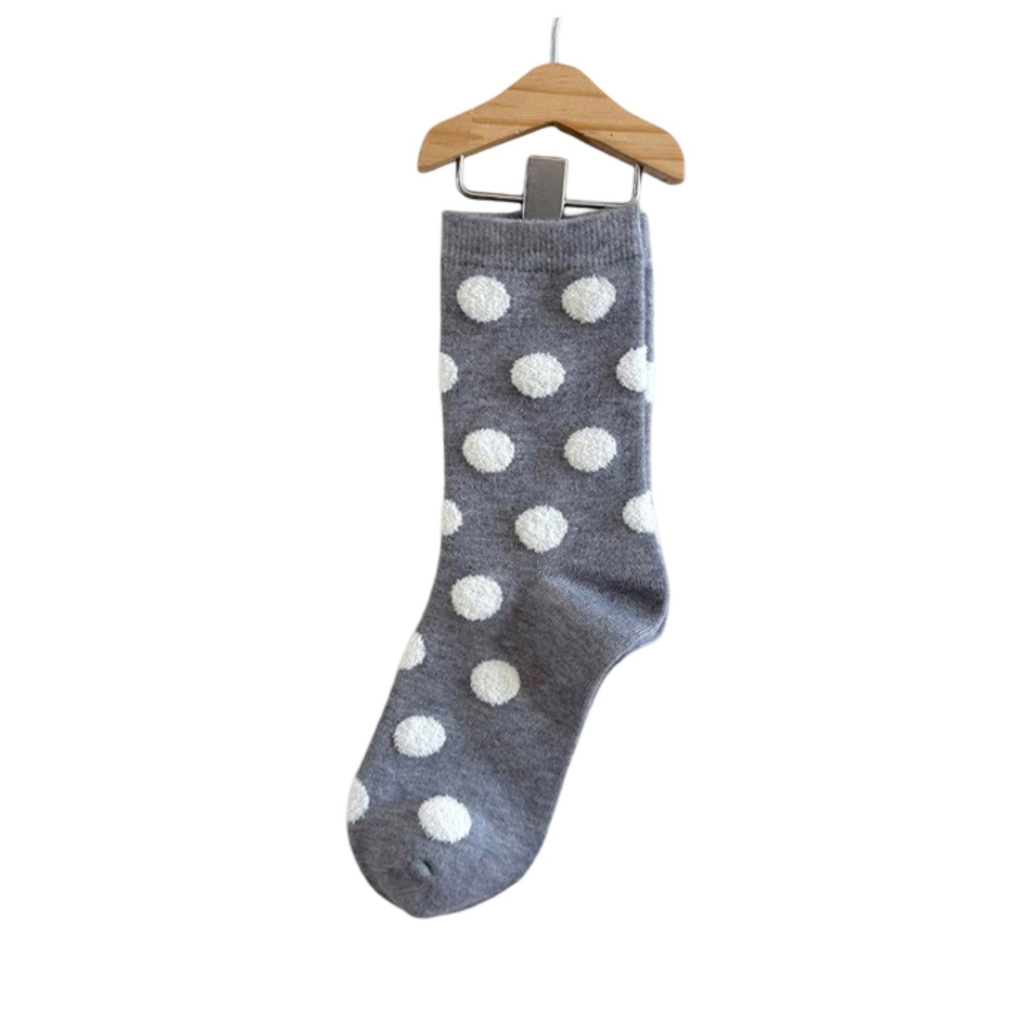2-Pack Womens Warm Crew Socks Soft Knit Cute Pattern Comfort Fit