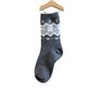 2-Pack Womens Warm Crew Socks Soft Knit Cute Pattern Comfort Fit