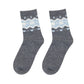 2-Pack Womens Warm Crew Socks Soft Knit Cute Pattern Comfort Fit