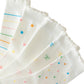 3-Pack Womens Cotton Ruffle Crew Socks with Cute Pattern Design