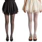 2pcs Women's Sheer Full Length Tights with Decorative Bow Thigh Print and Soft Stretch Fit for Delicate Feminine Styling
