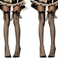 2pcs Women's Sheer Thigh High Stockings with Oversized Organza Bow Accents and Soft Stretch Fit for Elegant Feminine Styling