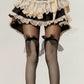 Sheer Thigh High Stockings with Oversized Organza Bow Accents and Soft Stretch Fit for Elegant Feminine Styling