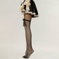 Sheer Thigh High Stockings with Oversized Organza Bow Accents and Soft Stretch Fit for Elegant Feminine Styling