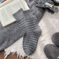 Womens Cotton Crew Socks 6 Pair Pack Striped Accent Soft Breathable