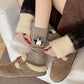 Womens Soft Cotton Crew Socks 6 Pairs Cute Animal Embroidery Comfortable