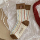 Womens Cotton Crew Socks 6 Pairs Soft Breathable Cute Dog Pattern Everyday Wear