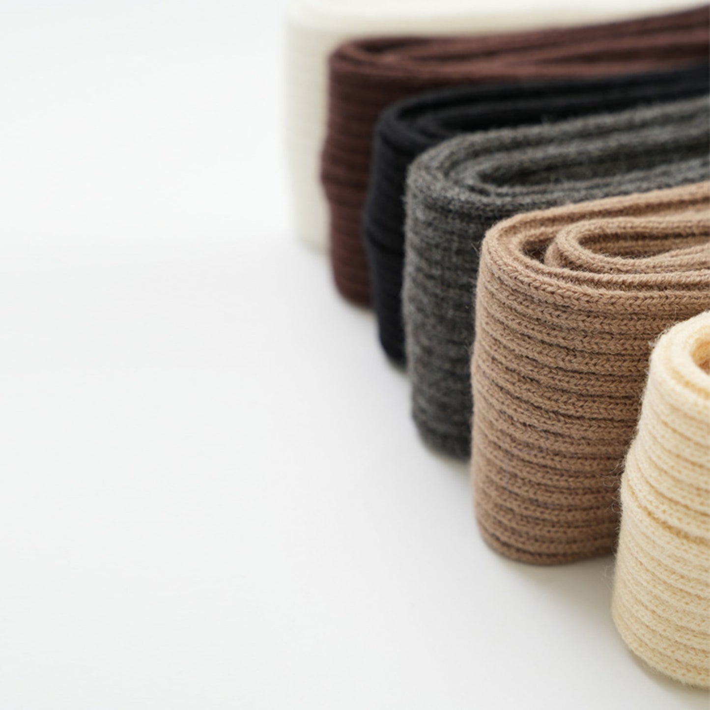 Ribbed Knit Slouch Leg Warmers with Soft Stretch Texture and Pull On Design for Layered Styling 16in