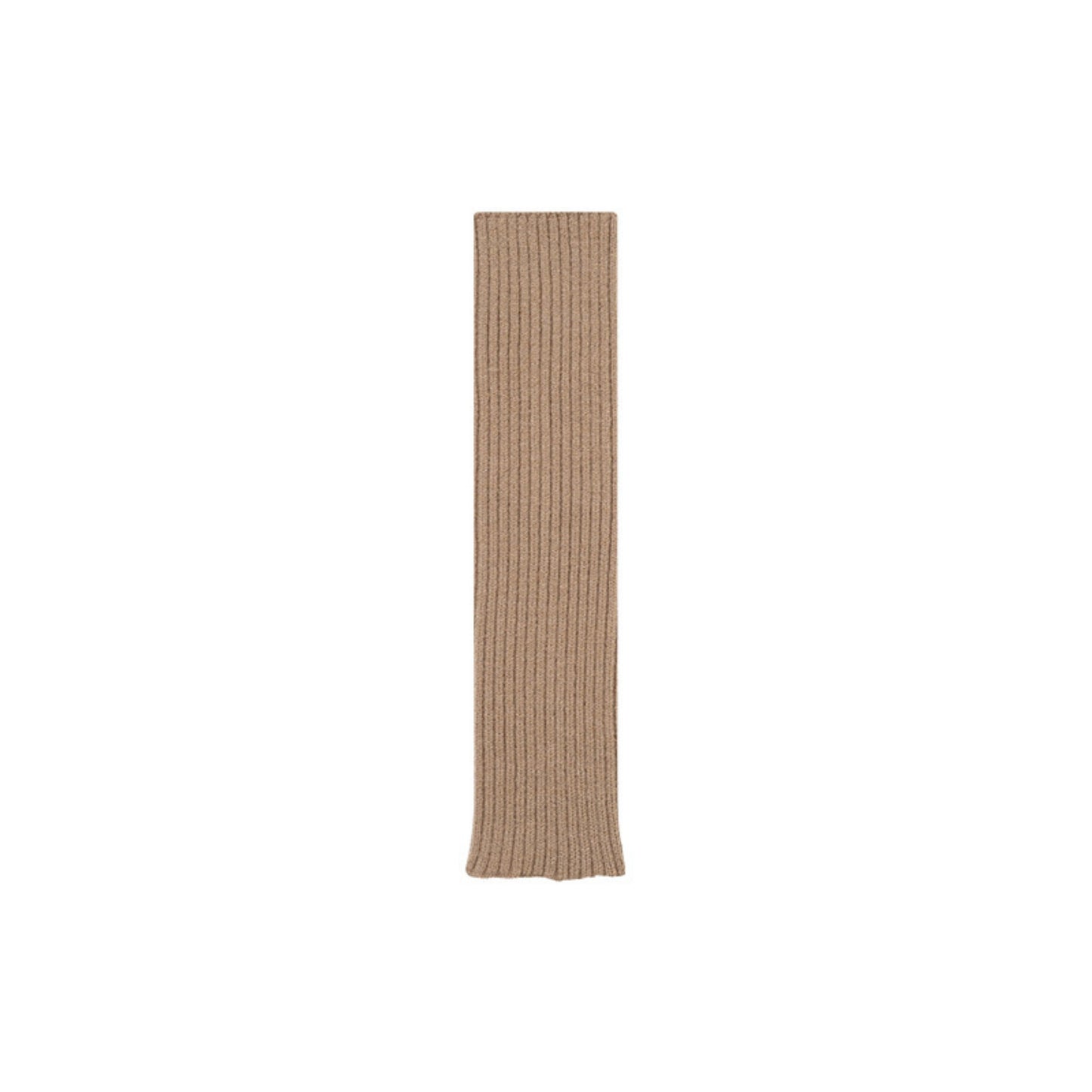 Ribbed Knit Slouch Leg Warmers with Soft Stretch Texture and Pull On Design for Layered Styling 16in