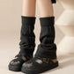 Knit Leg Warmers with Textured Cable Pattern Soft Stretch Fabric and Slouchy Layered Fit