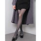 Sheer Vertical Stripe Tights with Soft Stretch Fit and Subtle Shimmer Finish