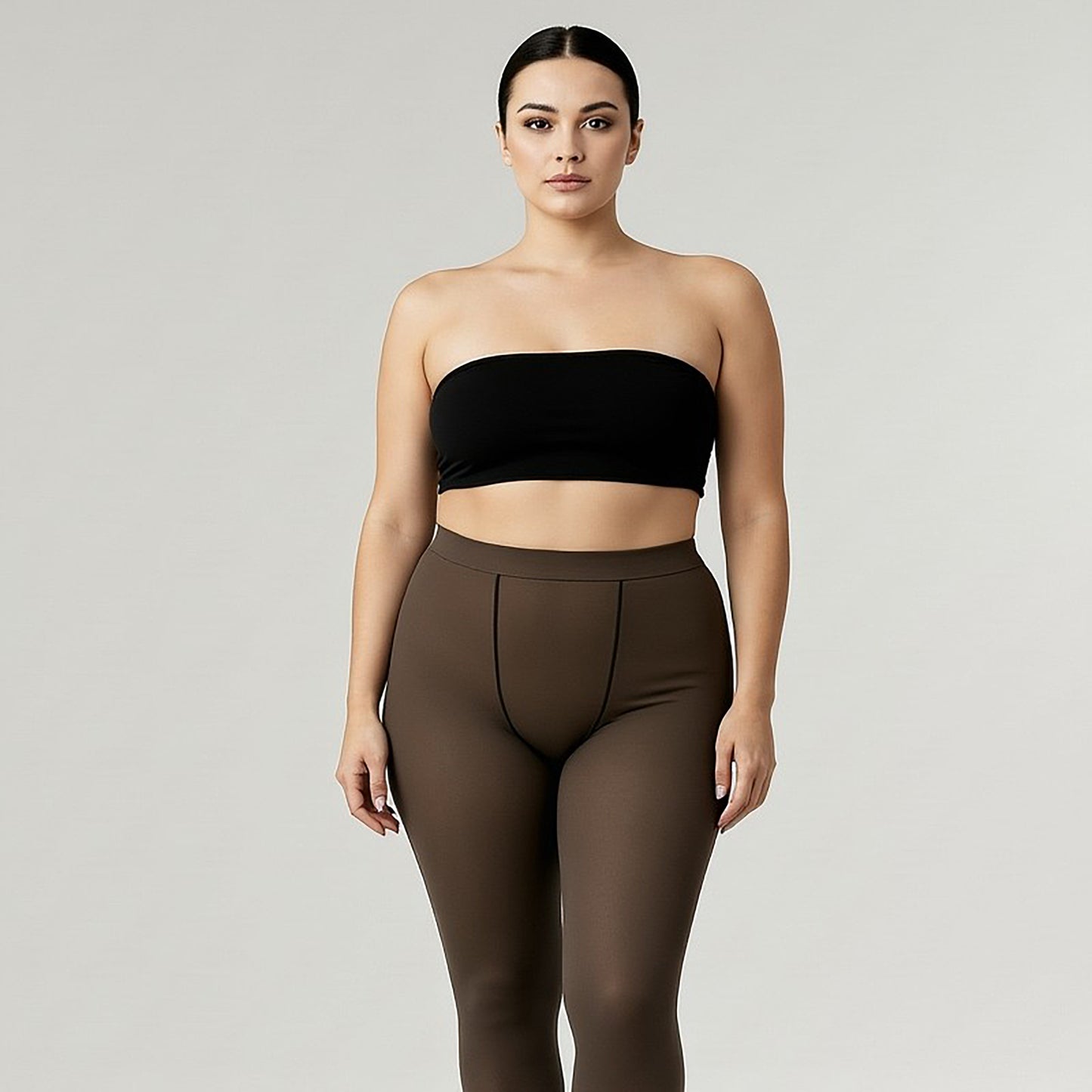 Women's Sheer Stretch Tights with High Rise Waist and Smooth Lightweight Coverage