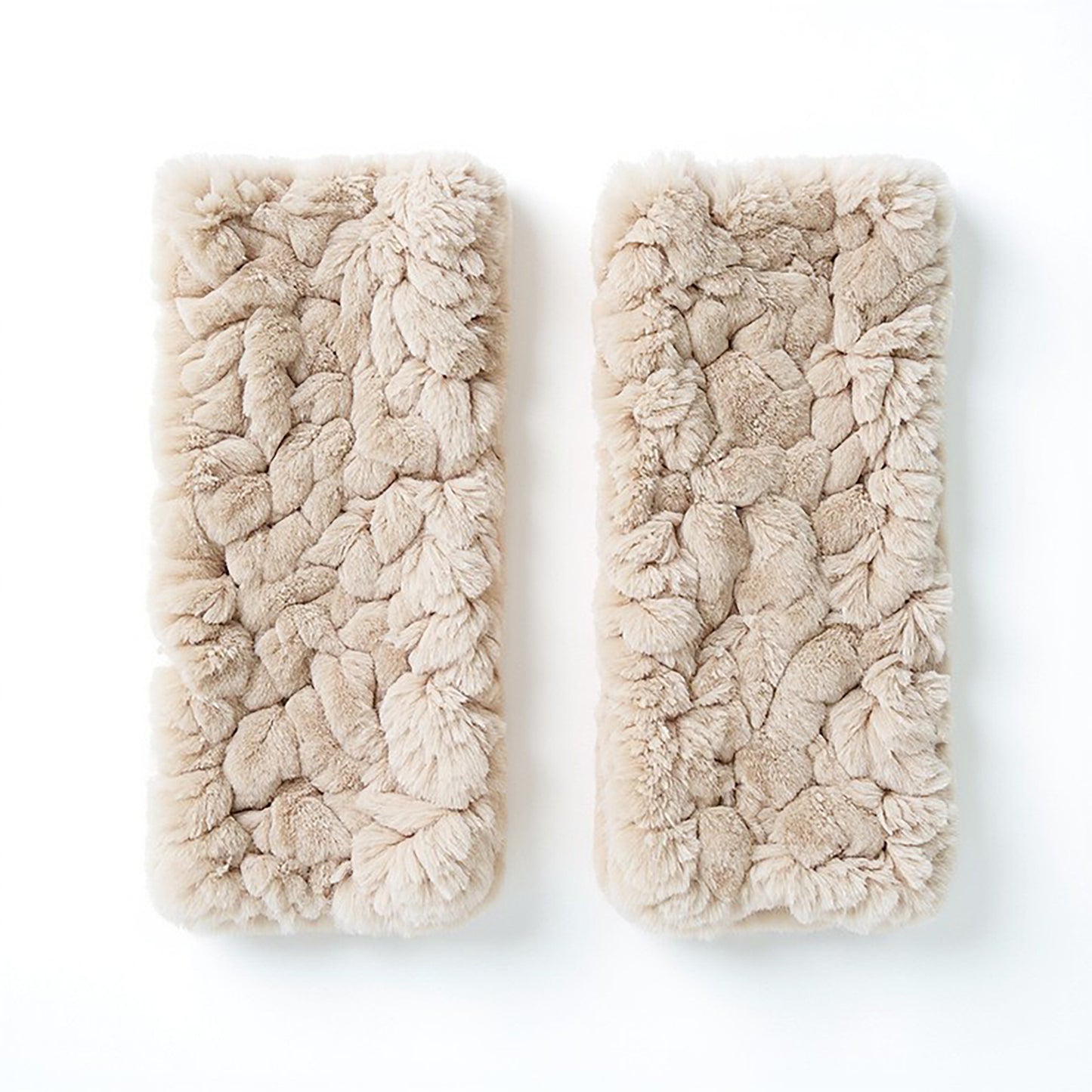 Women's Plush Faux Fur Leg Warmers with Soft Stretch Fit and Cozy Textured Finish