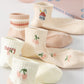 5 Pair Ankle Socks Soft Stretch Knit Ribbed Cuff Casual Giftable Sock Set US 5-10.5