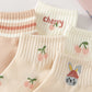 5 Pair Ankle Socks Soft Stretch Knit Ribbed Cuff Casual Giftable Sock Set US 5-10.5