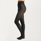 Fleece Lined Opaque Tights with High Waist Control Top and Thermal Stretch Fabric