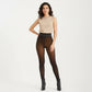 Fleece Lined Opaque Tights with High Waist Control Top and Thermal Stretch Fabric