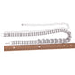 Geometric Square Link Waist Chain with Adjustable Extender and Shimmering Accents
