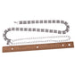 Crystal Square Link Waist Chain with Adjustable Extender
