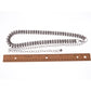 Geometric Waist Chain with Square Link Design and Crystal Accents