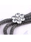 Five Flowers To The Face Gun Cross Coil Chained Belt