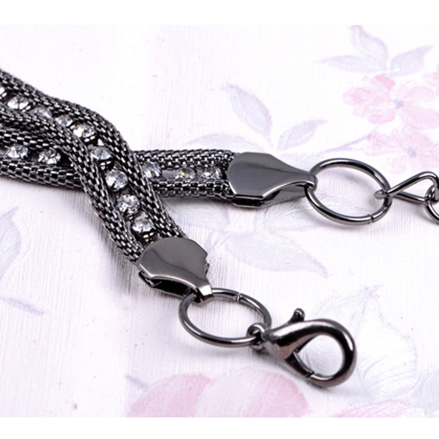 Crystal Heart Accent Waist Chain Adjustable Belly Jewelry