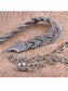 Five Flowers To The Face Gun Cross Coil Chained Belt