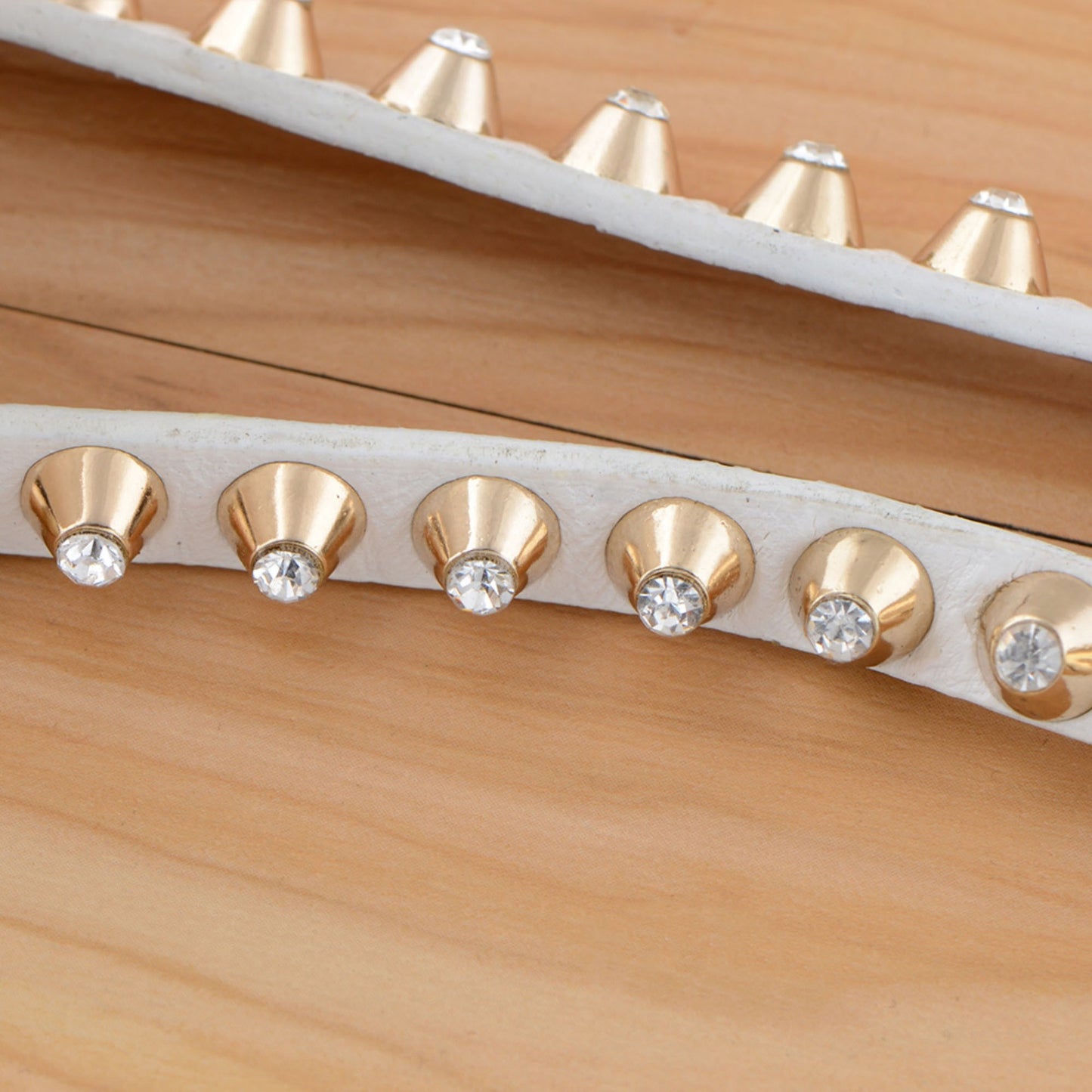 Rhinestone Studded Waist Chain with Drop Charm Accent