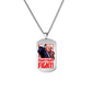Trump 2024 Tag Necklace Shooting Makes Me Stronger Stainless Steel Chain