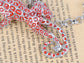 Red Spot Long Leopard Panther Animal Pendant Necklace