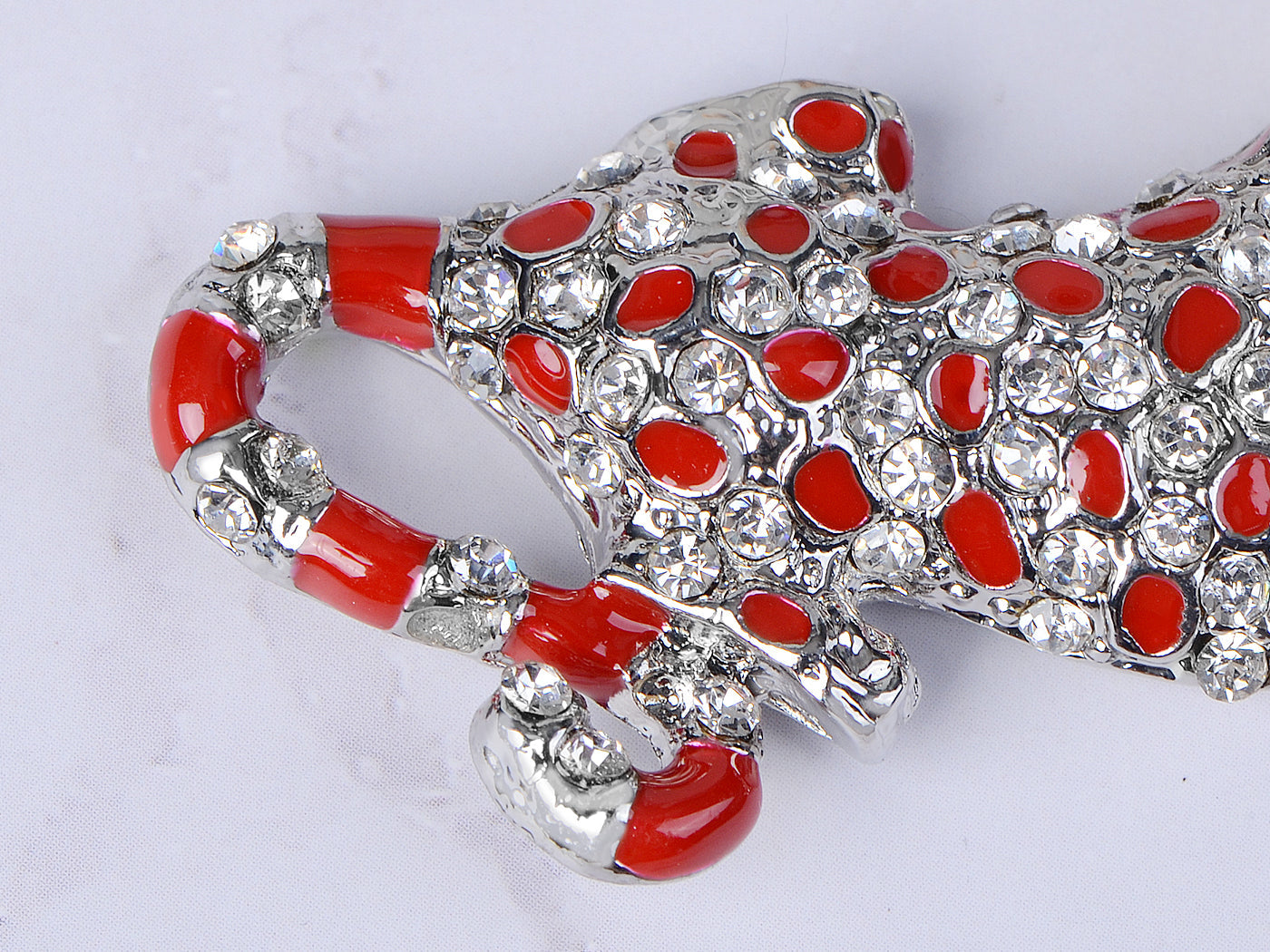 Red Spot Leopard Panther Tiger Lion Animal Pendant Necklace