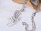 Long Tail Odd Walking Lizard Animal Pendant Necklace