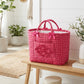Large Quilted Storage Caddy Organizer Tote with Handles
